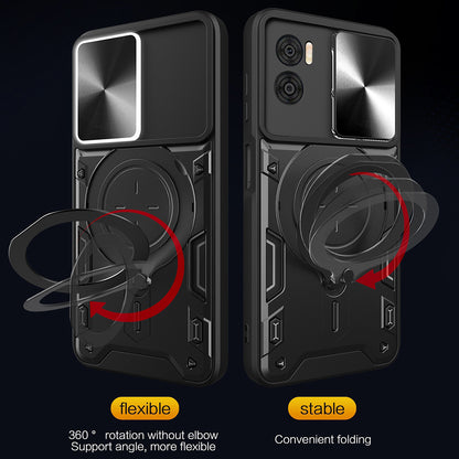 Ovitek za Motorola Moto G72, Techsuit, CamGuard Pro, Črn