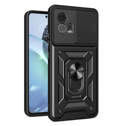 Ovitek za Motorola Moto G72, Techsuit, CamShield, Črn