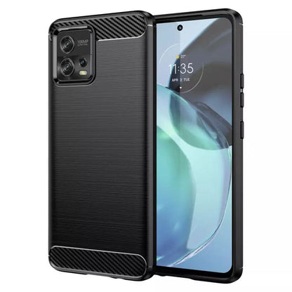 Ovitek za Motorola Moto G72, Techsuit, Karbon, Črn