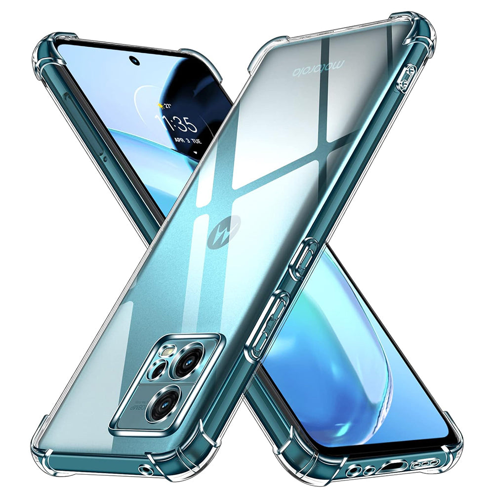 Ovitek za Motorola Moto G72, Techsuit, Proti udarcem Prozoren