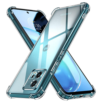 Ovitek za Motorola Moto G72, Techsuit, Proti udarcem Prozoren