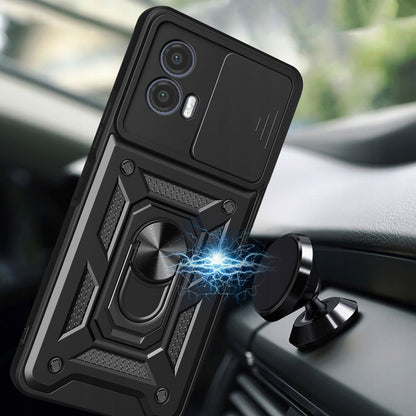 Ovitek za Motorola Moto G73, Techsuit, CamShield, Črn
