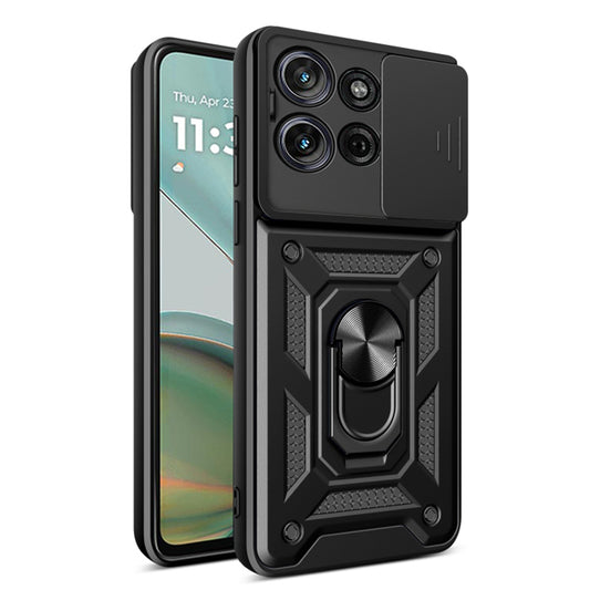 Ovitek za Motorola Moto G75, Techsuit, CamShield, Črn