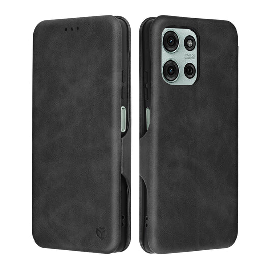 Ovitek za Motorola Moto G75, Techsuit, Safe Wallet Plus, Črn