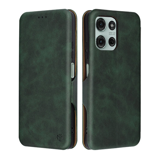Ovitek za Motorola Moto G75, Techsuit, Safe Wallet Plus, Zelen