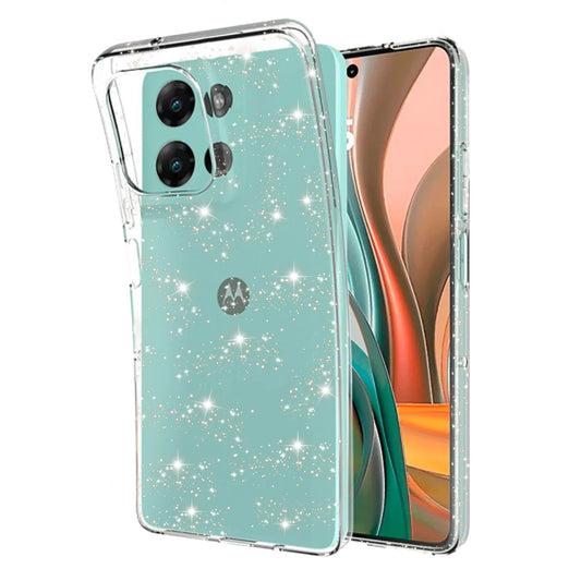 Ovitek za Motorola Moto G75, Techsuit, SparkleSkin, Prozoren