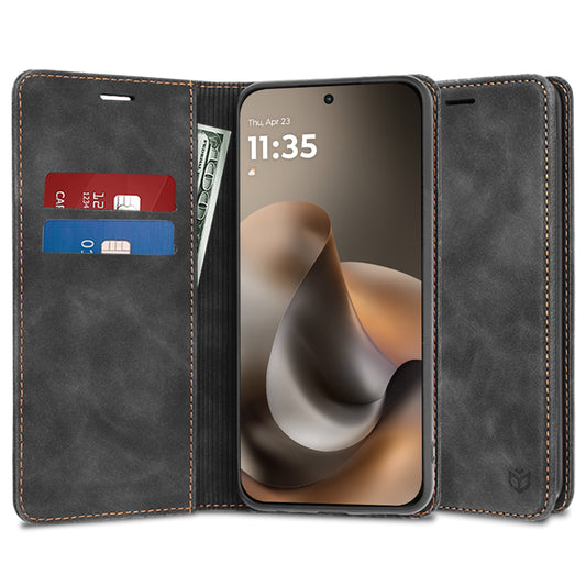 Ovitek za Motorola Moto G77 / G67, Techsuit, Confy, Črn