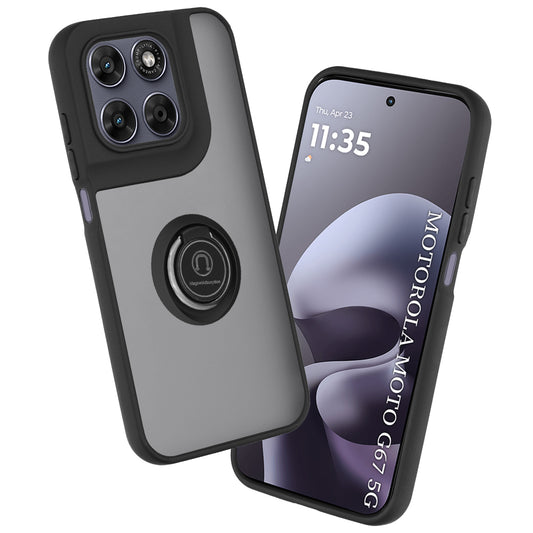 Ovitek za Motorola Moto G77 / G67, Techsuit, Glinth, Črn