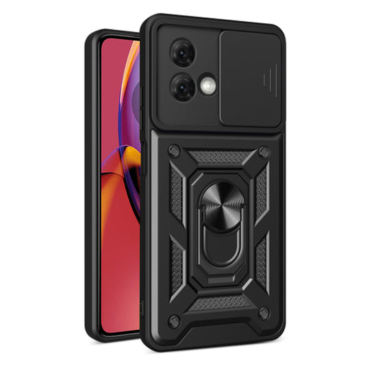 Ovitek za Motorola Moto G84, Techsuit, CamShield, Črn