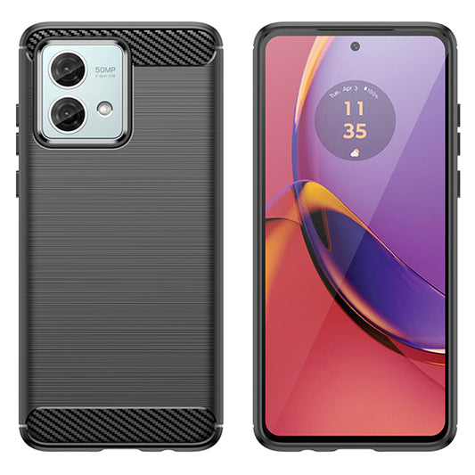 Ovitek za Motorola Moto G84, Techsuit, Karbon, Črn