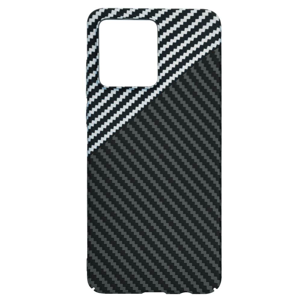 Case for Motorola Moto G84, Techsuit, Carbonite FiberShell, Black Gray