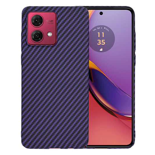 Ovitek za Motorola Moto G84, Techsuit, Carbonite FiberShell, Vijoličen
