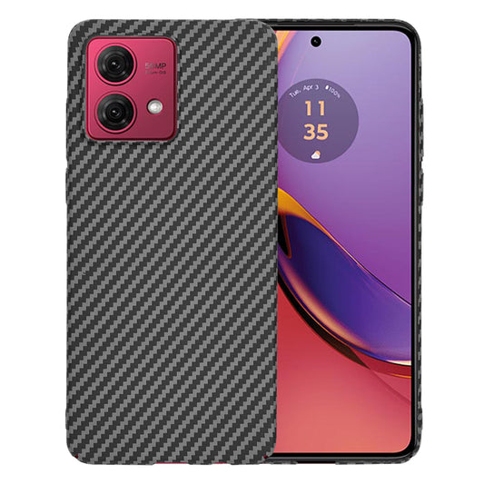 Ovitek za Motorola Moto G84, Techsuit, Carbonite FiberShell, Črn