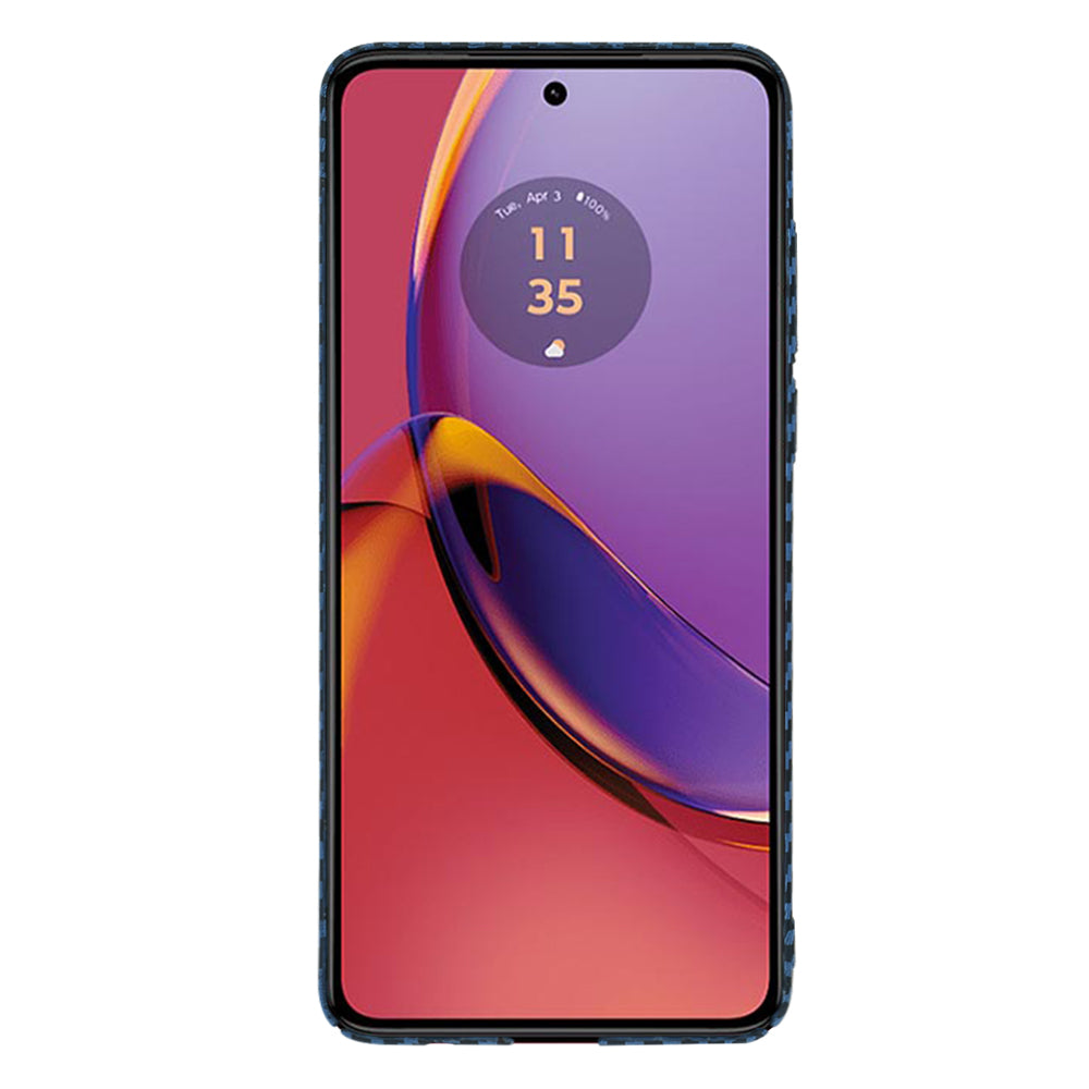 Ovitek za Motorola Moto G84, Techsuit, Carbonite FiberShell, Turkizna