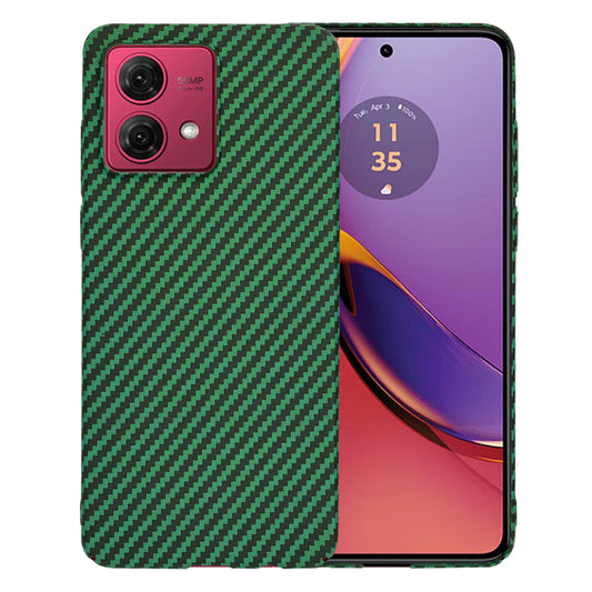 Ovitek za Motorola Moto G84, Techsuit, Carbonite FiberShell, Zelen