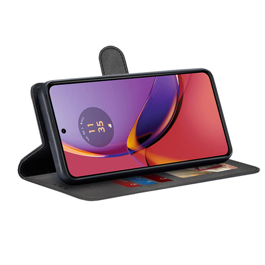Ovitek za Motorola Moto G84, Techsuit, Diary Book, Črn