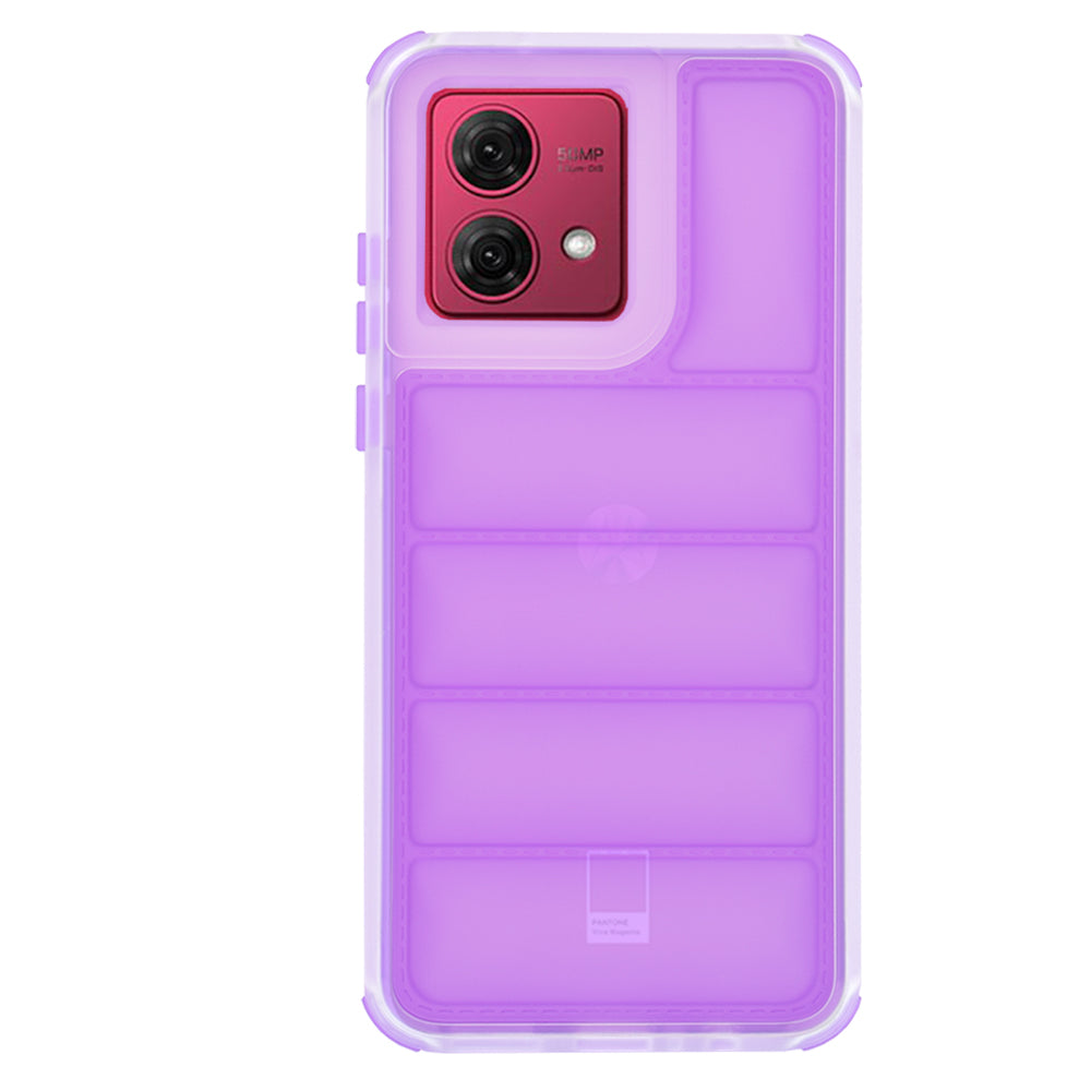 Ovitek za Motorola Moto G84, Techsuit, Wave Shield, Vijolična
