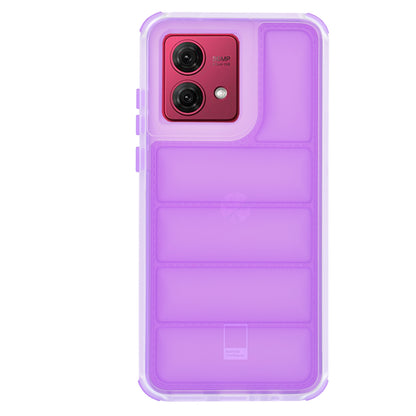 Ovitek za Motorola Moto G84, Techsuit, Wave Shield, Vijolična