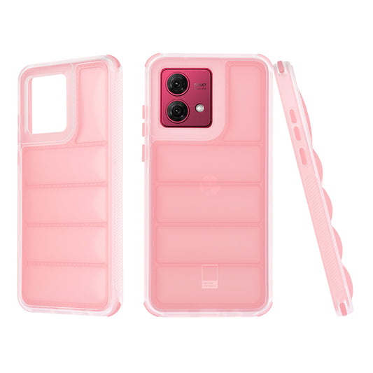 Ovitek za Motorola Moto G84, Techsuit, Wave Shield, Roza