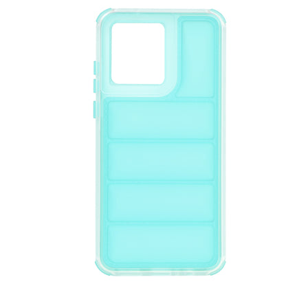 Ovitek za Motorola Moto G84, Techsuit, Wave Shield, Turkizna