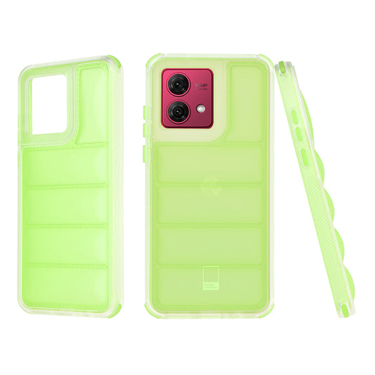 Ovitek za Motorola Moto G84, Techsuit, Wave Shield, Zelen