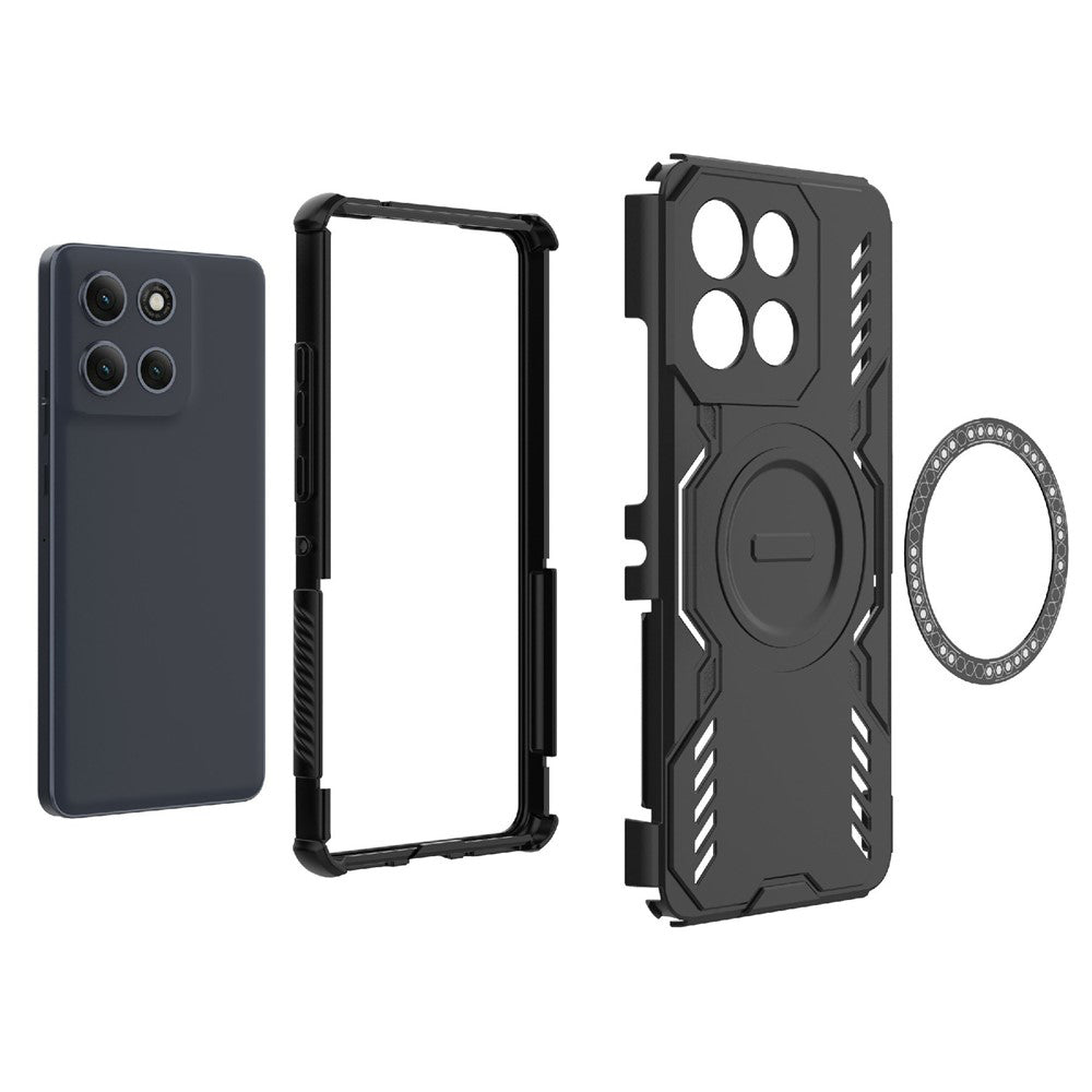 MagSafe ovitek za Motorola Moto G86 Power, Techsuit, ArmorMag, modra