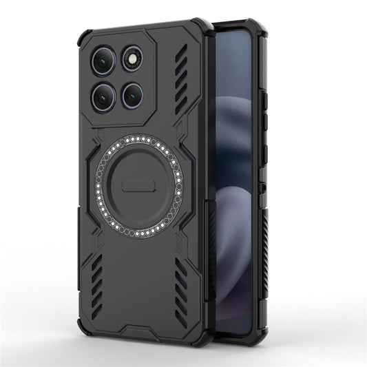 MagSafe ovitek za Motorola Moto G86 Power, Techsuit, ArmorMag, Črn