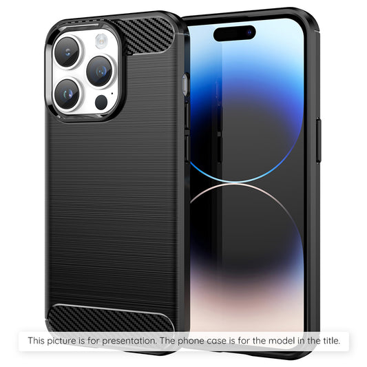 Ovitek za Motorola Moto G86, Techsuit, Karbon, Črn