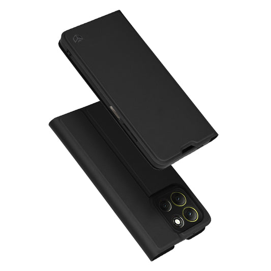 Ovitek za Motorola Moto G86, Techsuit, Magskin Book, Črn