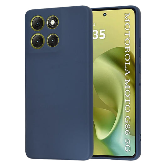 Ovitek za Motorola Moto G86, Techsuit, SoftFlex, Temno moder