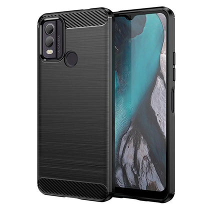 Ovitek za Nokia C22, Techsuit, Karbon, Črn