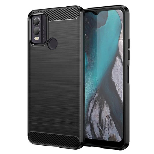 Ovitek za Nokia C22, Techsuit, Karbon, Črn