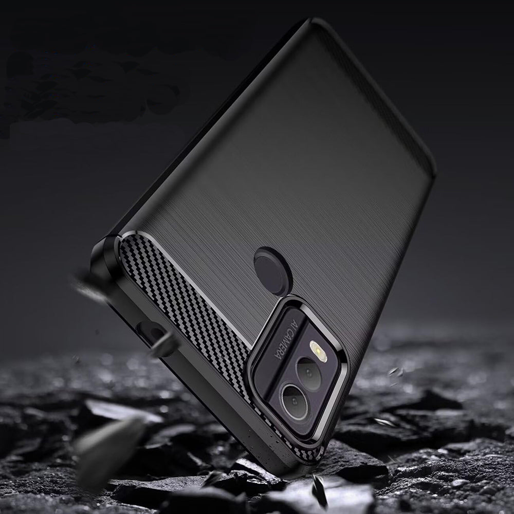 Ovitek za Nokia C22, Techsuit, Karbon, Črn