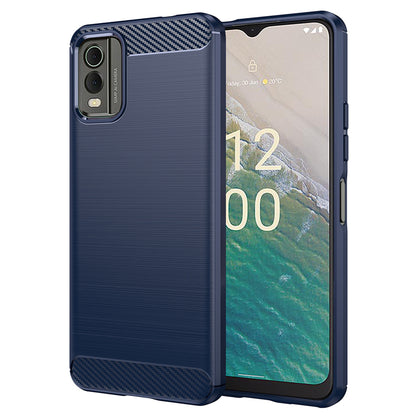 Ovitek za Nokia C32, Techsuit, Karbon, Modra