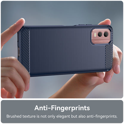 Ovitek za Nokia C32, Techsuit, Karbon, Modra