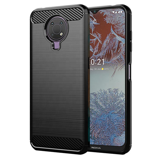 Ovitek za Nokia G10 / G20, Techsuit, Karbon, Črn