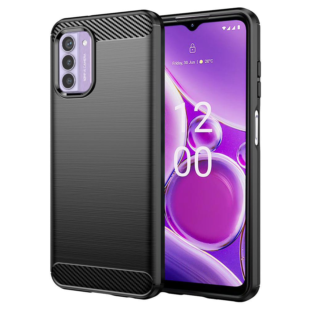Ovitek za Nokia G42, Techsuit, Karbon, Črn