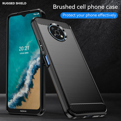 Ovitek za Nokia G50, Techsuit, Karbon, Črn