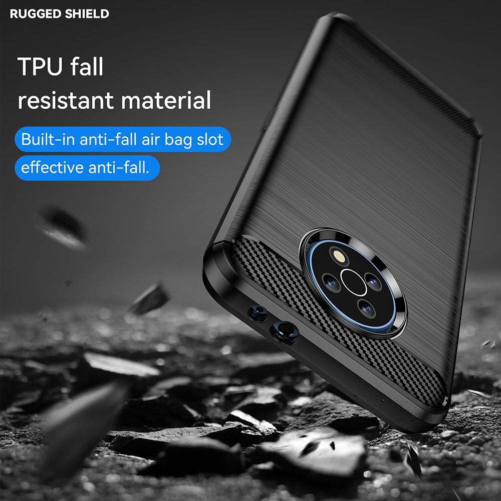 Ovitek za Nokia G50, Techsuit, Karbon, Črn