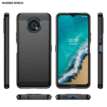 Ovitek za Nokia G50, Techsuit, Karbon, Črn