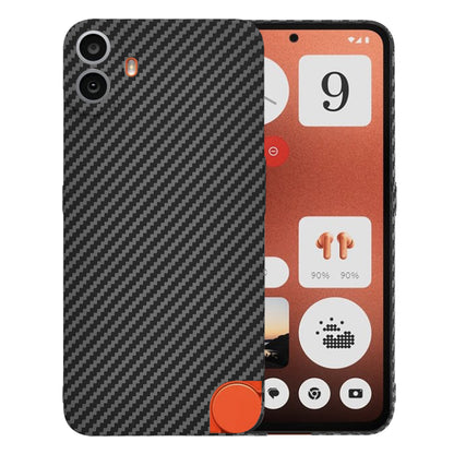 Ovitek za Nothing CMF Phone 1, Techsuit, Carbonite FiberShell, Črn
