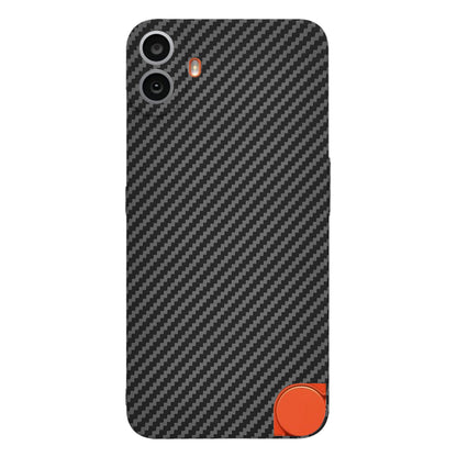 Ovitek za Nothing CMF Phone 1, Techsuit, Carbonite FiberShell, Črn