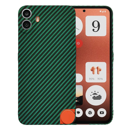 Ovitek za Nothing CMF Phone 1, Techsuit, Carbonite FiberShell, Zeleno