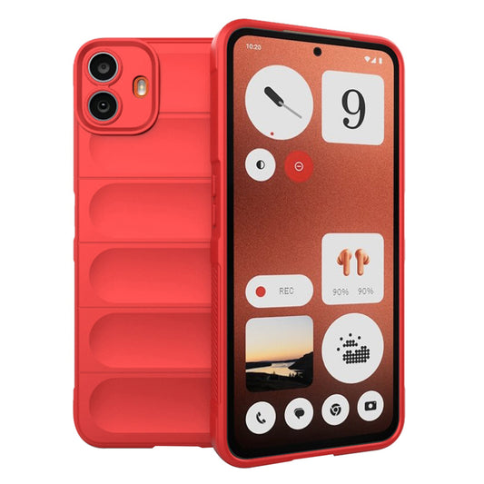 Ovitek za Nothing CMF Phone 1, Techsuit, Magic Shield, rdeč