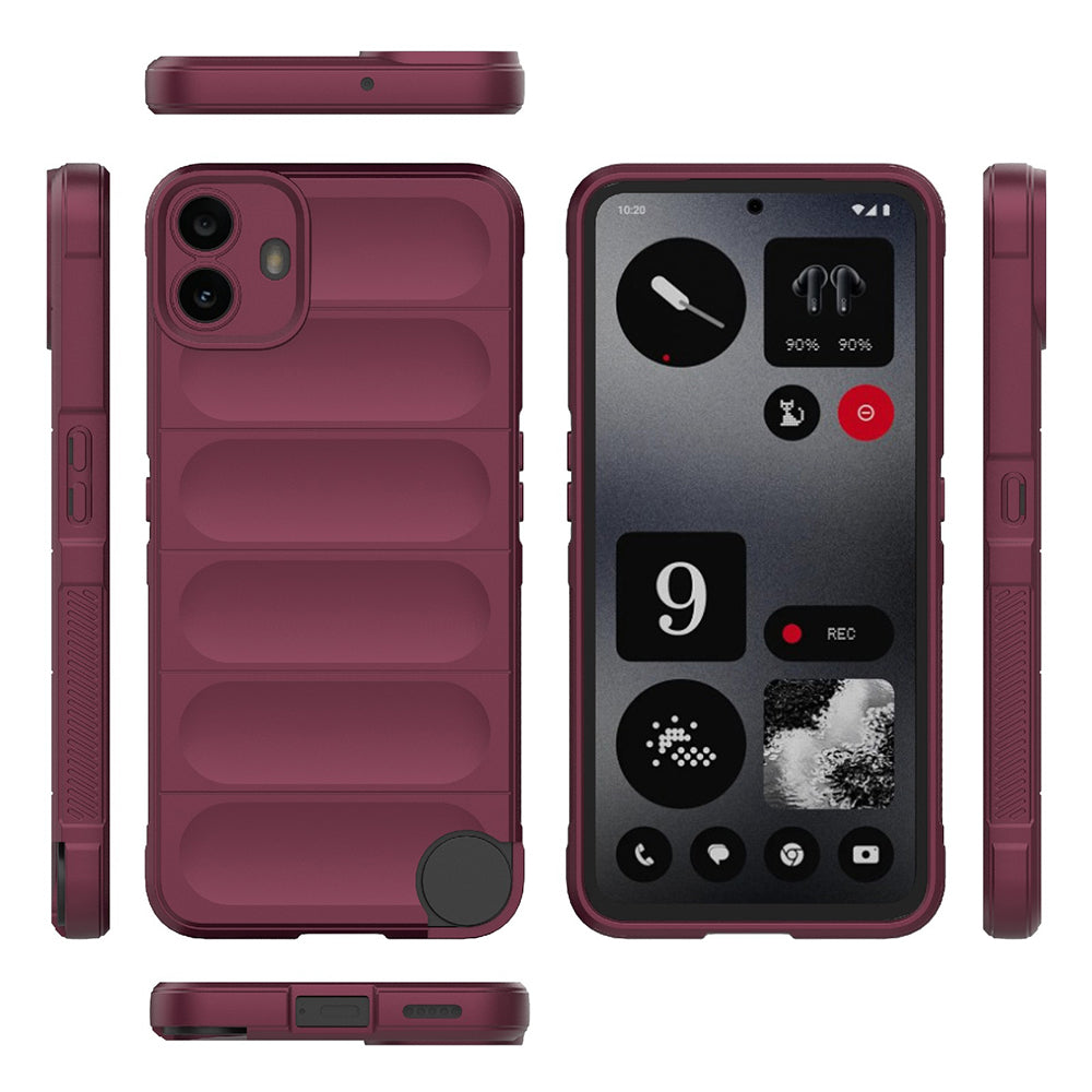 Ovitek za Nothing CMF Phone 1, Techsuit, Magic Shield, Vijoličen