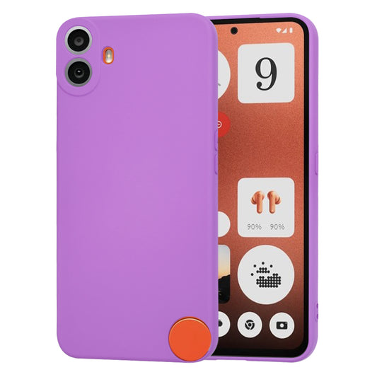 Ovitek za Nothing CMF Phone 1, Techsuit, SoftFlex, Vijoličen