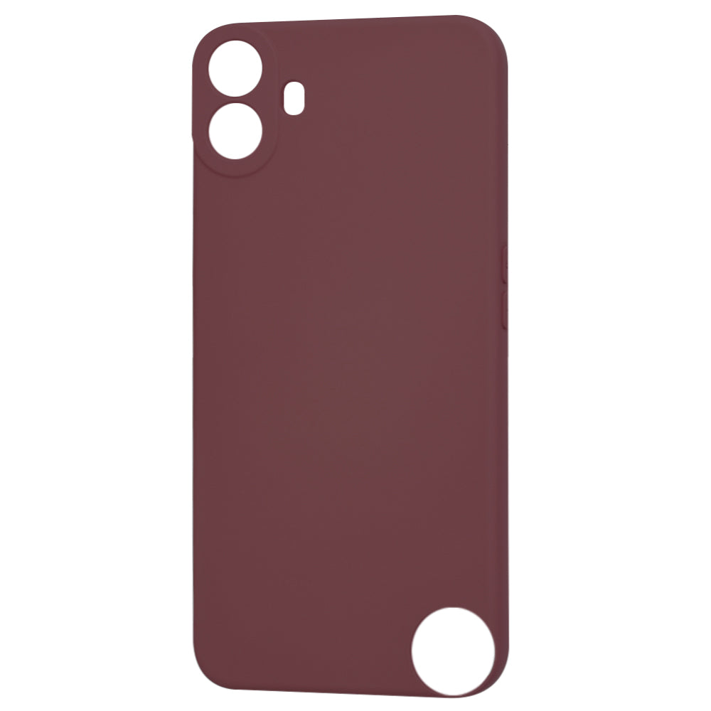 Case for Nothing CMF Phone 1, Techsuit, SoftFlex, Burgundy