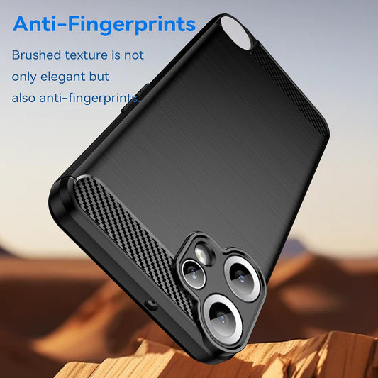 Ovitek za Nothing CMF Phone 2 Pro, Techsuit, ogljik, črn