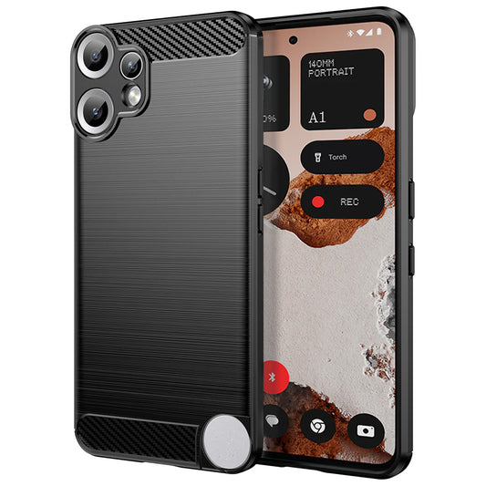 Ovitek za Nothing CMF Phone 2 Pro, Techsuit, ogljik, črn