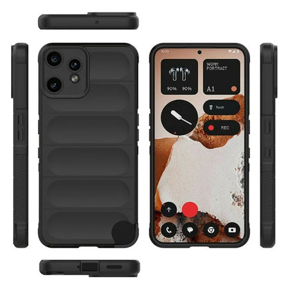 Ovitek za Nothing CMF Phone 2 Pro, Techsuit, Magic Shield, Črn